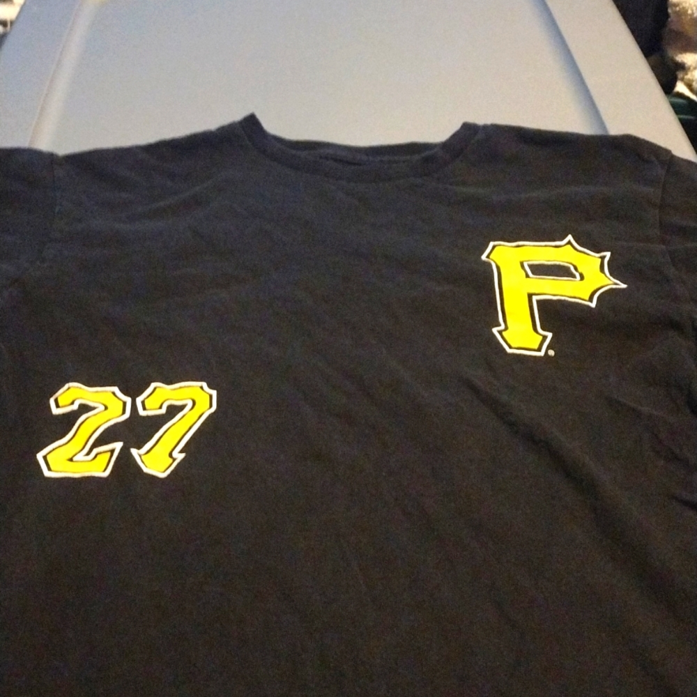 *3/$20 Bundle* Vintage Pittsburgh Pirates Jung-Ho Kang 27 Jersey T-shirt Medium